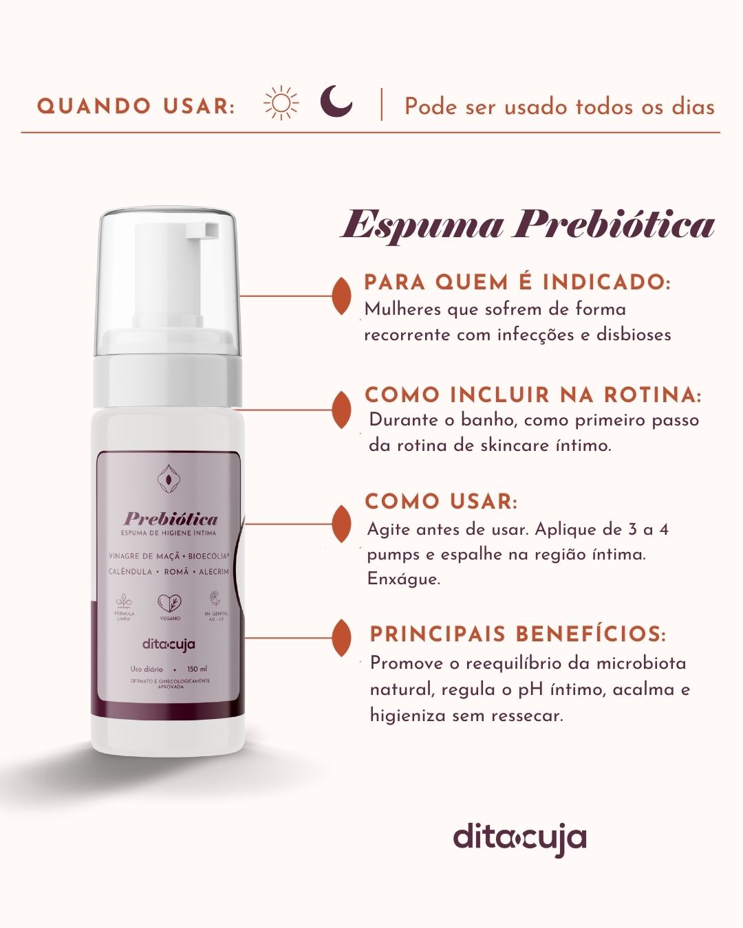 Refil Espuma Prebiótica 300 ml
