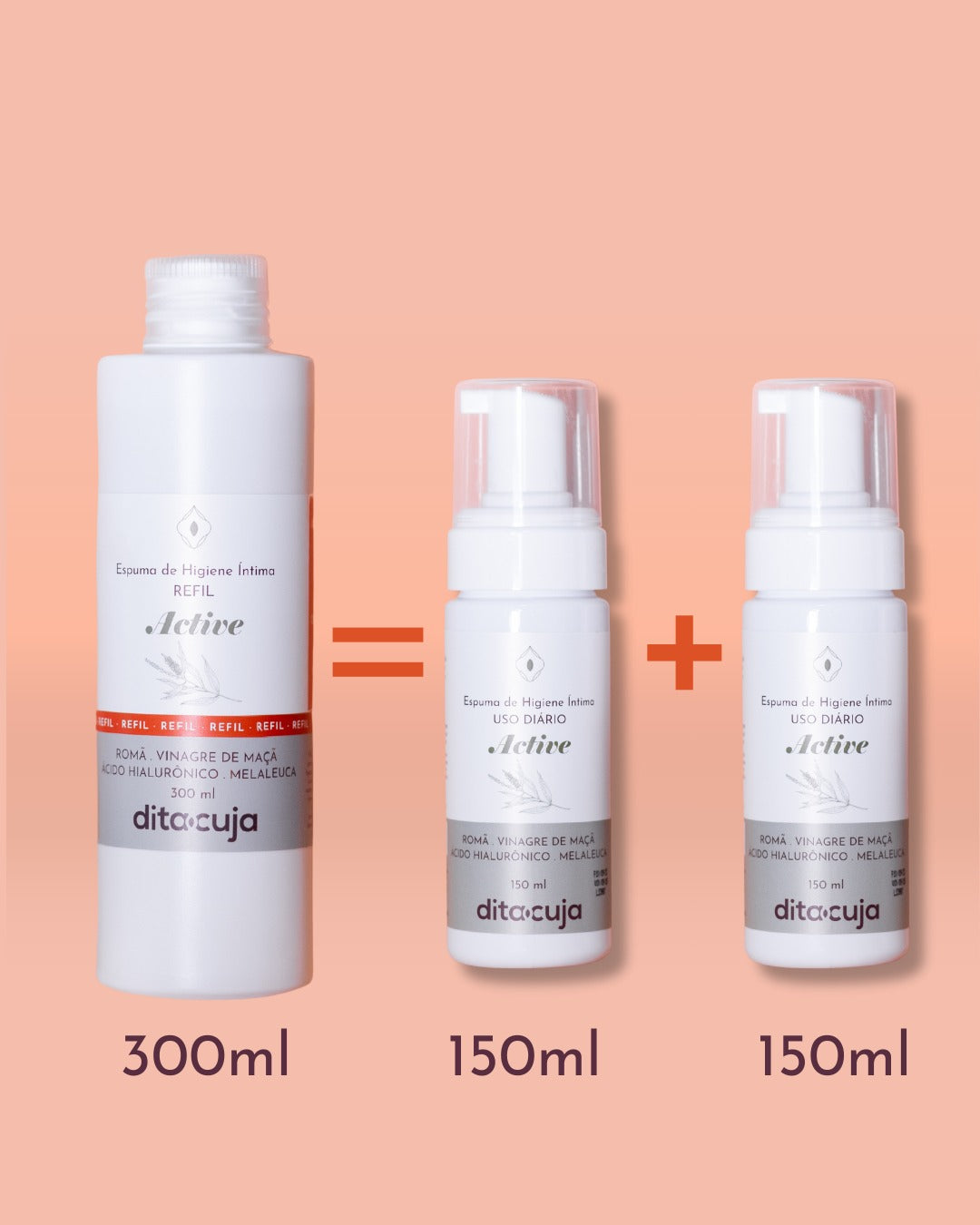 Refil Espuma Active 300 ml